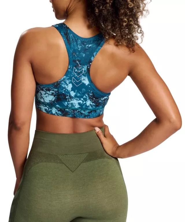 Στηθόδεσμος Hummel HMLTE DIGI SANDSTORM AOP SPORTS BRA