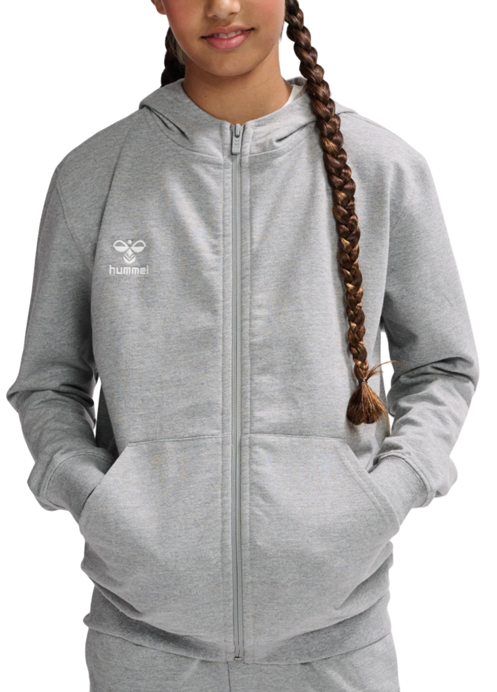 Hanorac cu gluga Hummel HMLGO 2.0 ZIP HOODIE KIDS