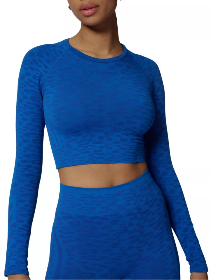 Magliette a maniche lunghe Hummel hmlMT LEO SEAMLESS CROP T-SHIRT L/S