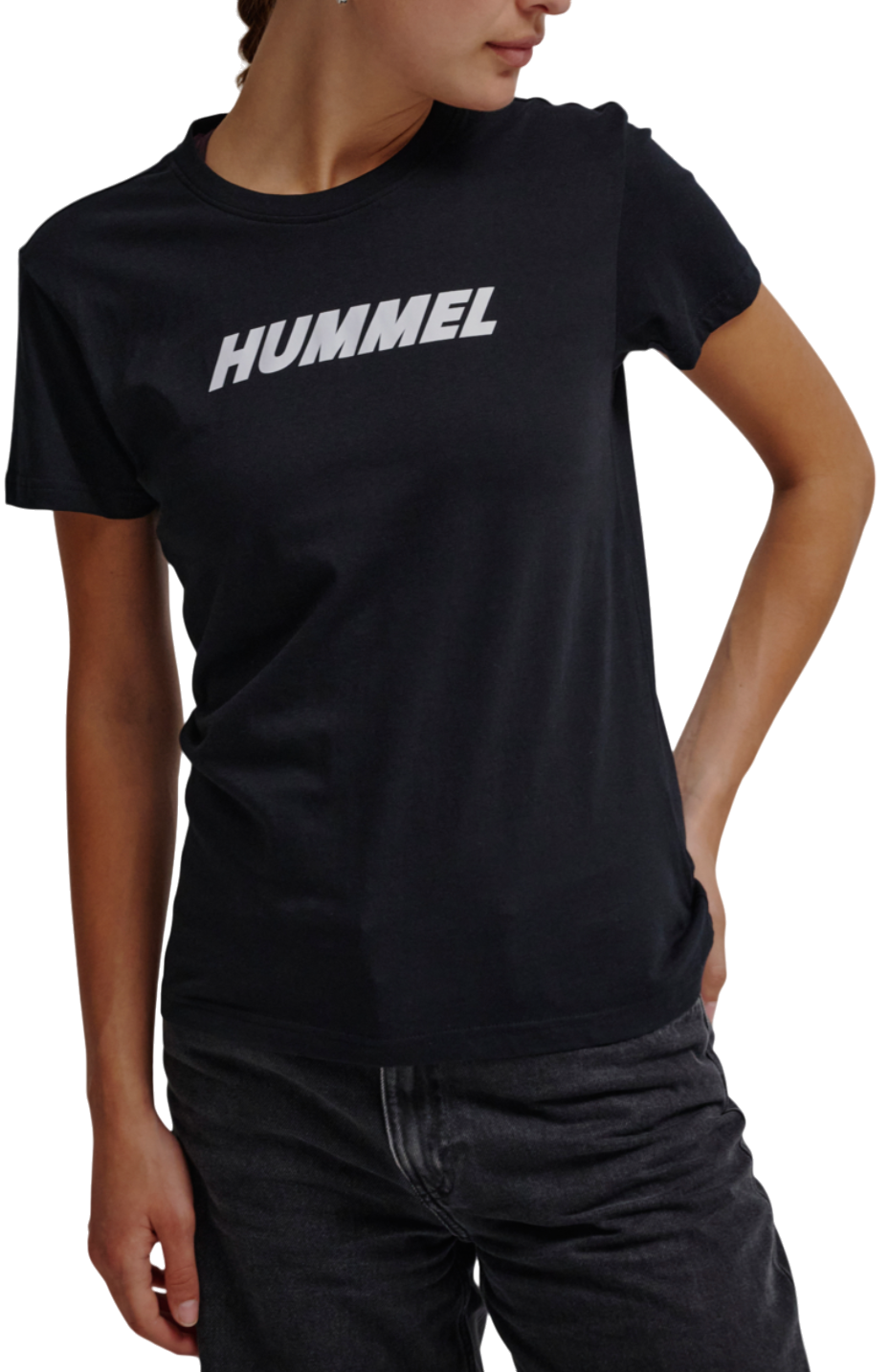 Camiseta Hummel hmlELEMENTAL LOGO COTTON TEE WOMAN