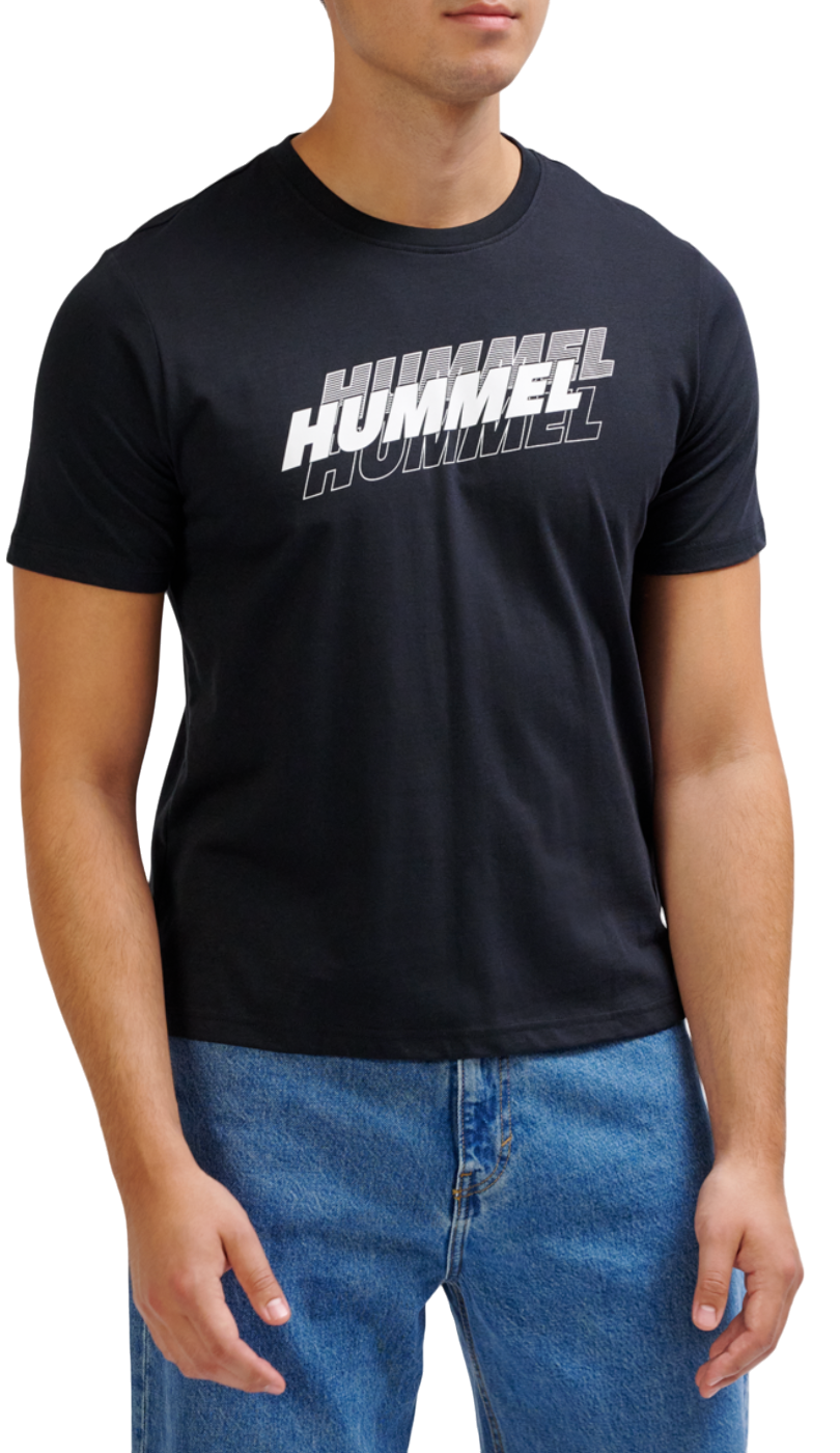 T-shirt Hummel hmlGRAPHIC TRIPLE LOGO COTTON TEE