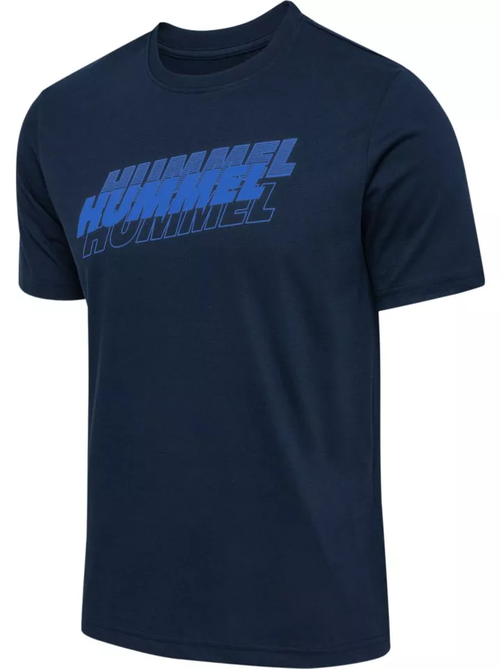 Tricou Hummel hmlGRAPHIC TRIPLE LOGO COTTON TEE