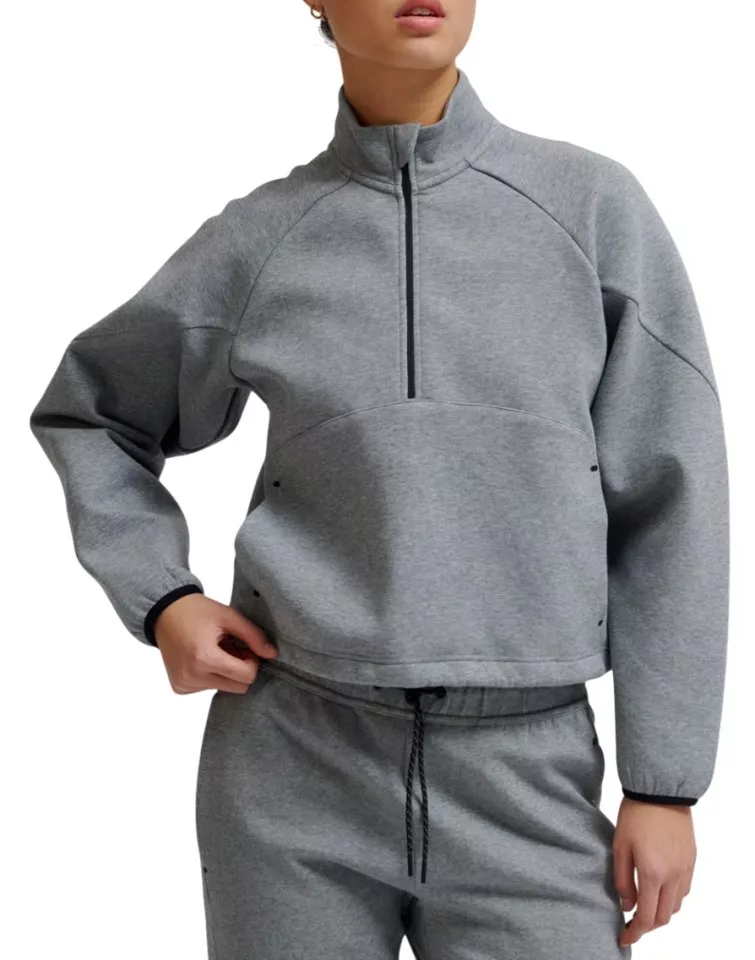 Hummel Tech Fleece Boxy Half Zip Sweatshirt Women Melegítő felsők