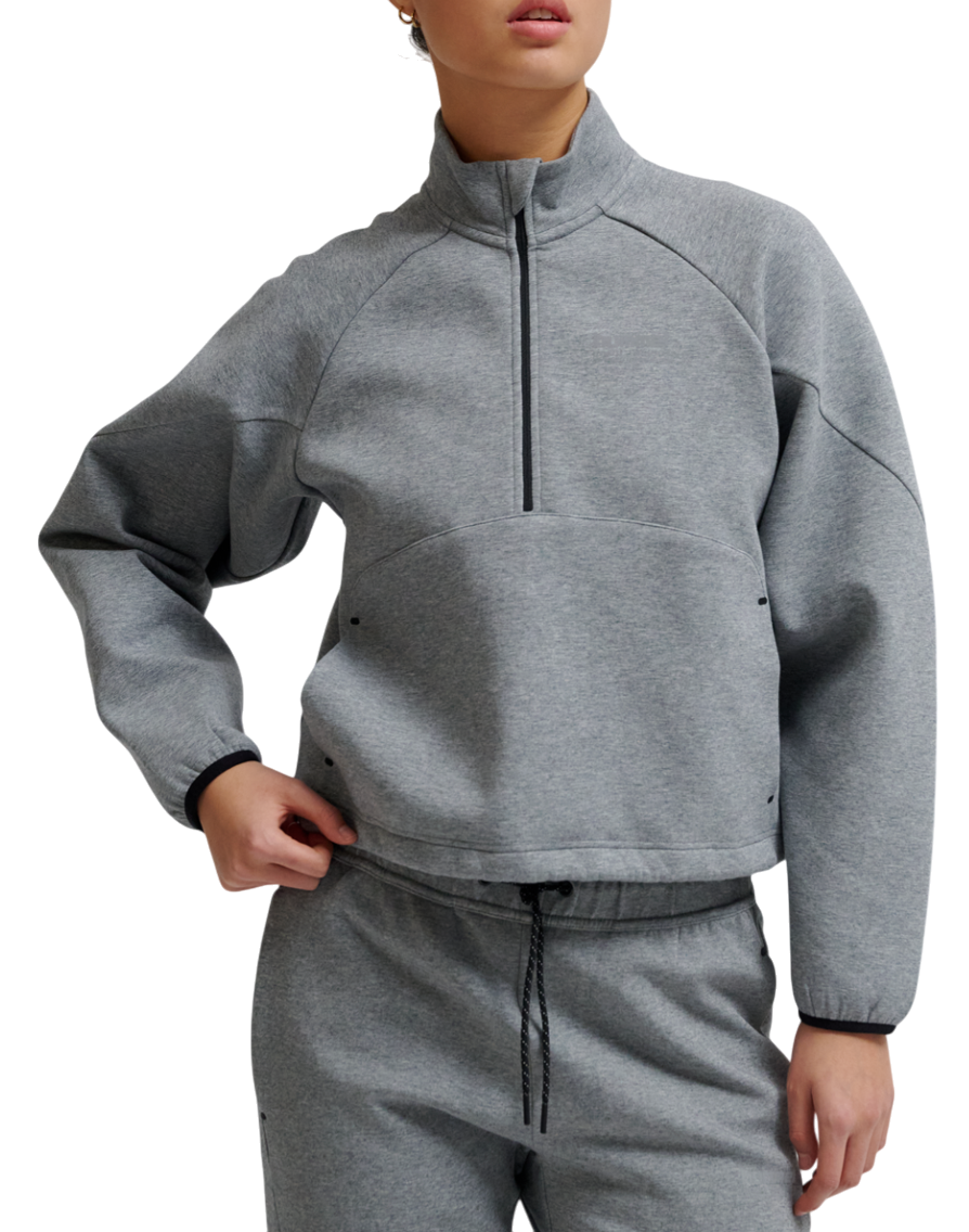 Hummel Tech Fleece Boxy Half Zip Sweatshirt Women Melegítő felsők
