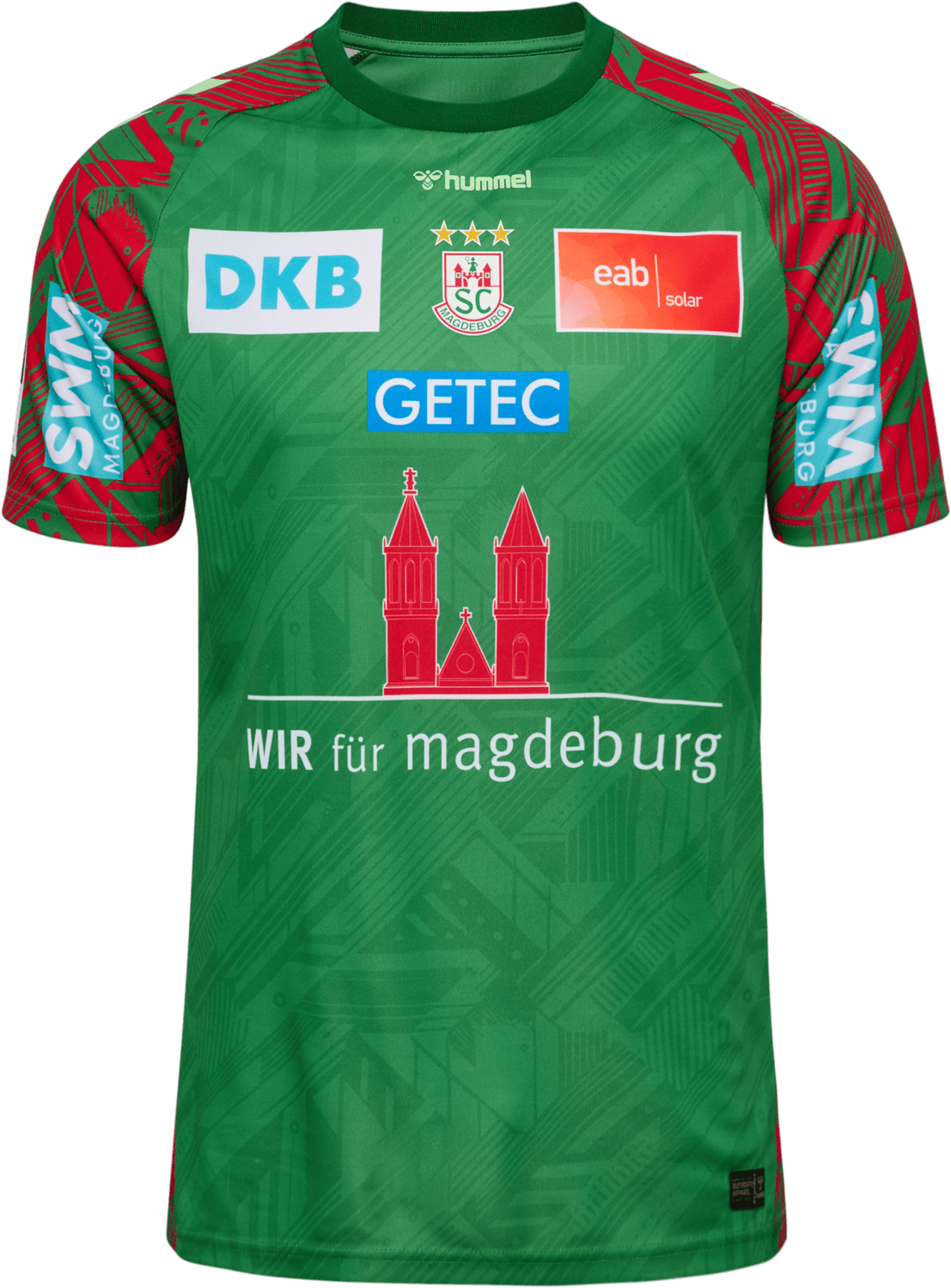 Camiseta de fútbol Hummel SC Magdeburg BL Jersey 2025/2026 Kids
