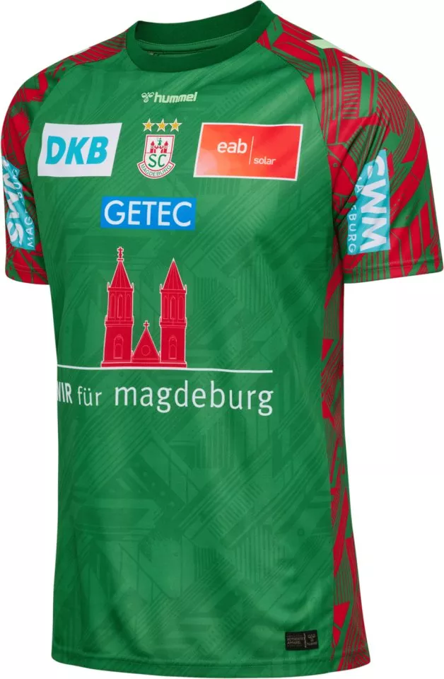 Camiseta de fútbol Hummel SC Magdeburg BL Jersey 2025/2026 Kids