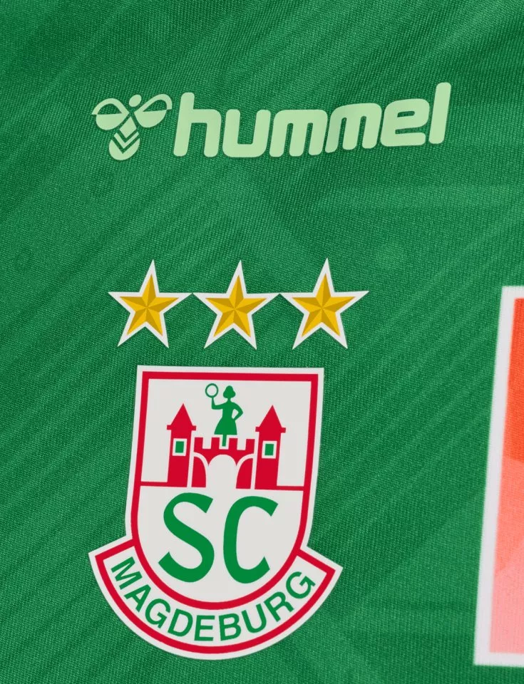 Camiseta de fútbol Hummel SC Magdeburg BL Jersey 2025/2026 Kids