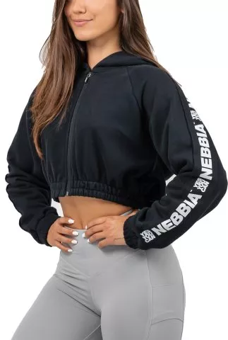 Cropped Zip-Up Hoodie ICONIC