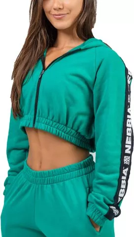 Cropped Zip-Up Hoodie ICONIC