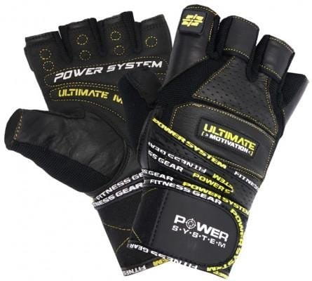 Γάντια System POWER SYSTEM-GLOVES ULTIMATE MOTIVATION-YELLOW