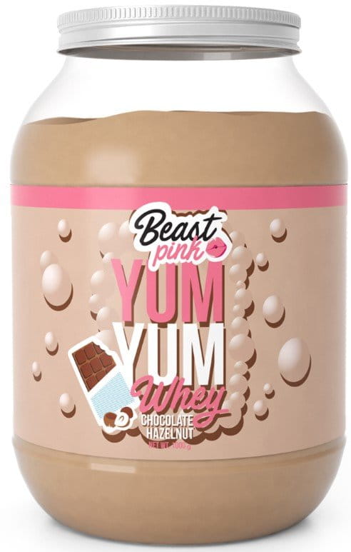 Proteinpulver Protein Yum Whey 1000 g - BeastPink chocolade nut