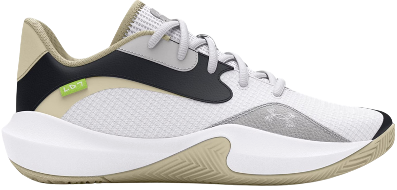 Basketball shoes Under Armour UA Lockdown 7 Low-WHT