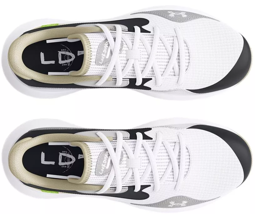 Basketball shoes Under Armour UA Lockdown 7 Low-WHT