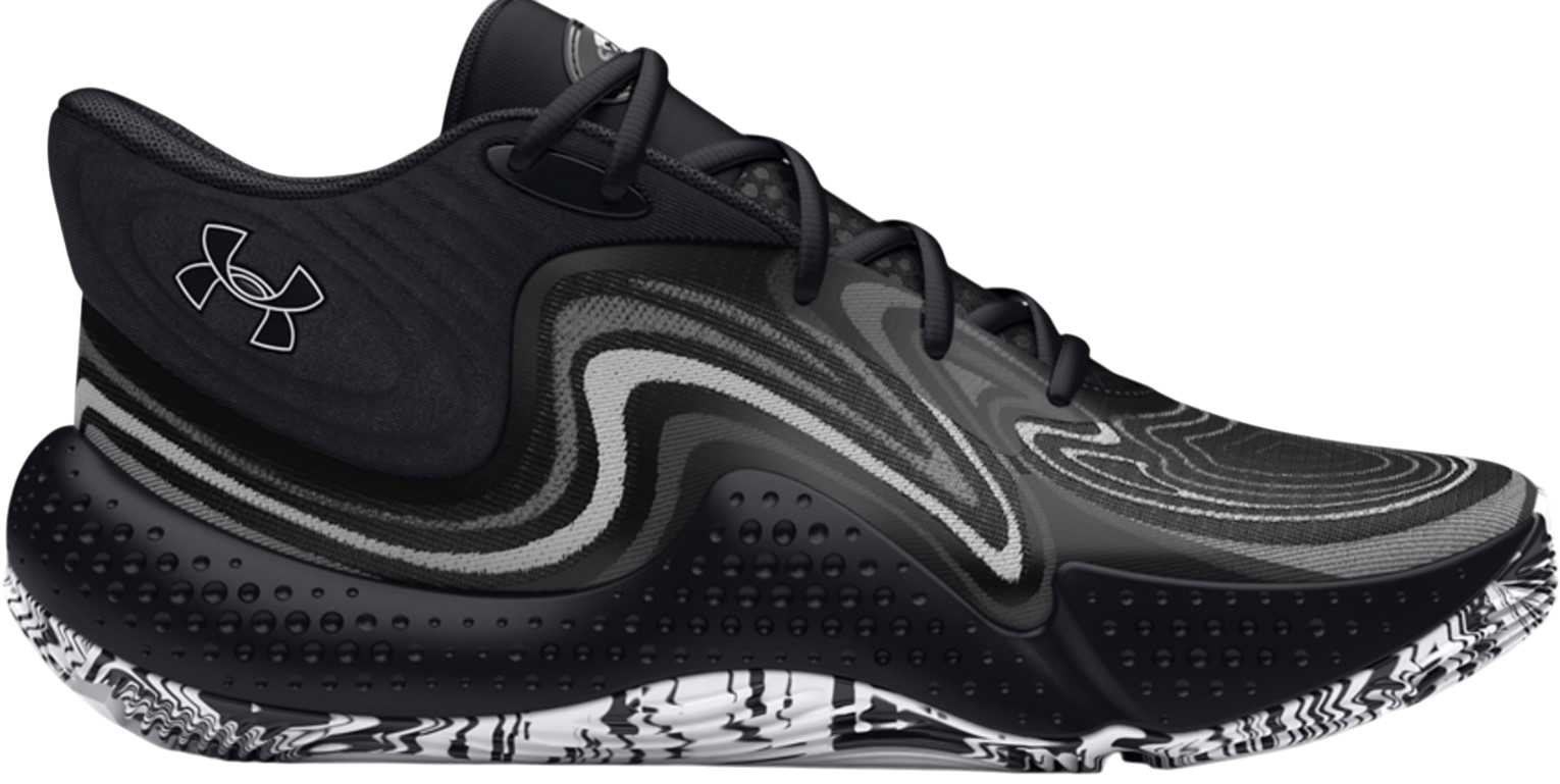 Tênis de basquete Under Armour UA Spawn 6 Mid-BLK