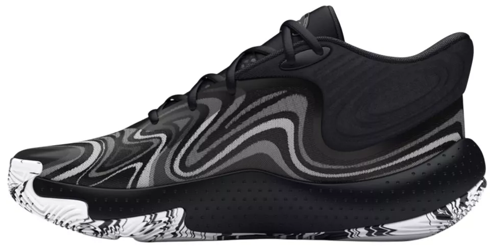 Tênis de basquete Under Armour UA Spawn 6 Mid-BLK