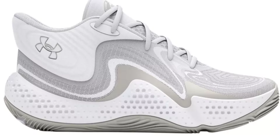 Under Armour UA Spawn 6 Mid-WHT Kosárlabda cipő