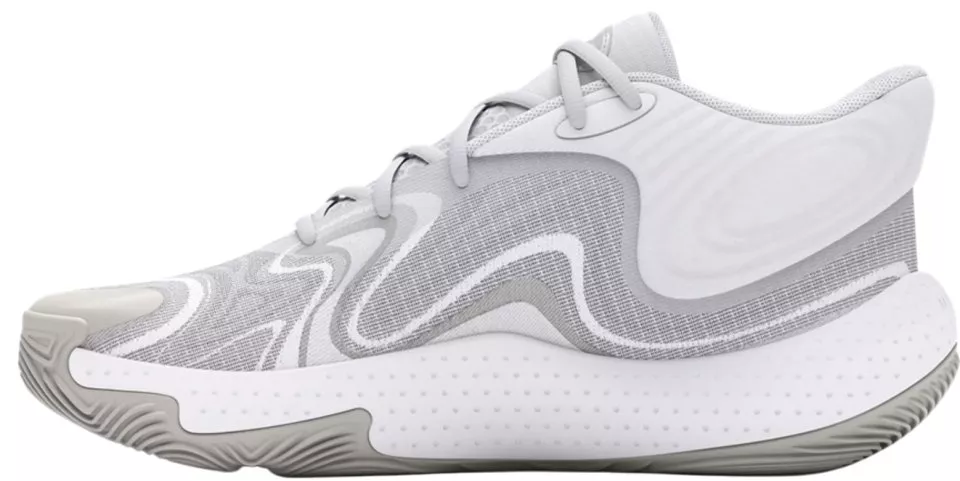Under Armour UA Spawn 6 Mid-WHT Kosárlabda cipő