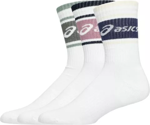 Asics 3 Pack Logo Crew Socks