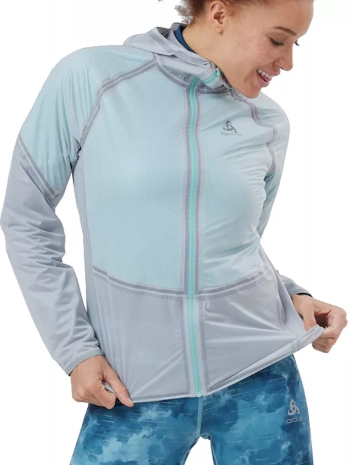 Τζάκετ με κουκούλα Odlo Jacket DUAL DRY WATERPROOF INSULATED