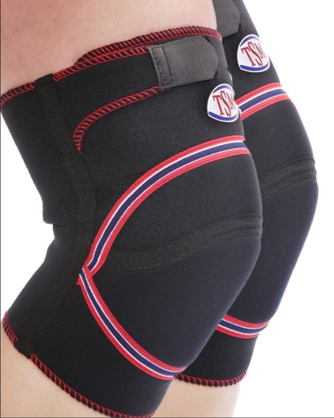 TSM KNIEBANDAGE MIT POLSTER, LANG, KEVLAR® (PAAR) Térdpánt