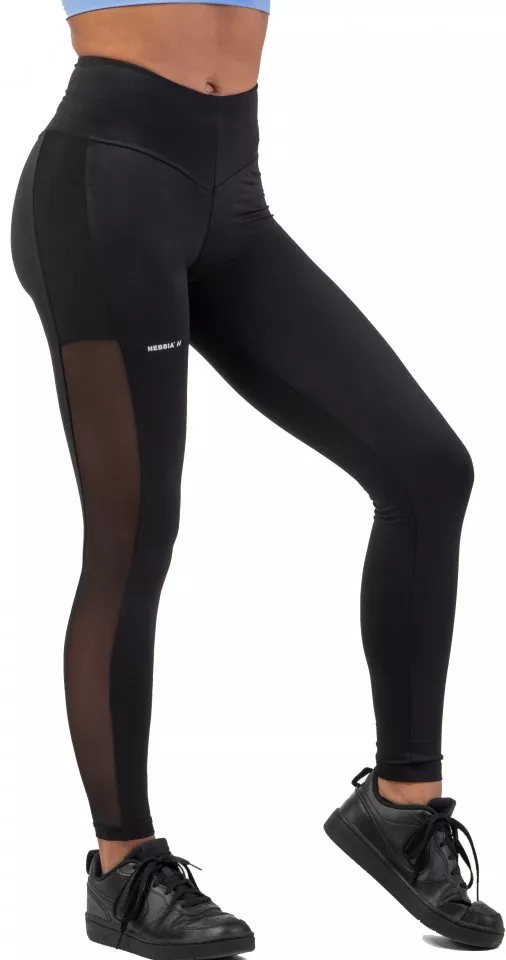 Клинове Nebbia Black Mesh Design Leggings “Breathe”