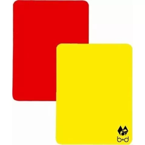 VOLLEYBALL YELLOW AND RED CARD