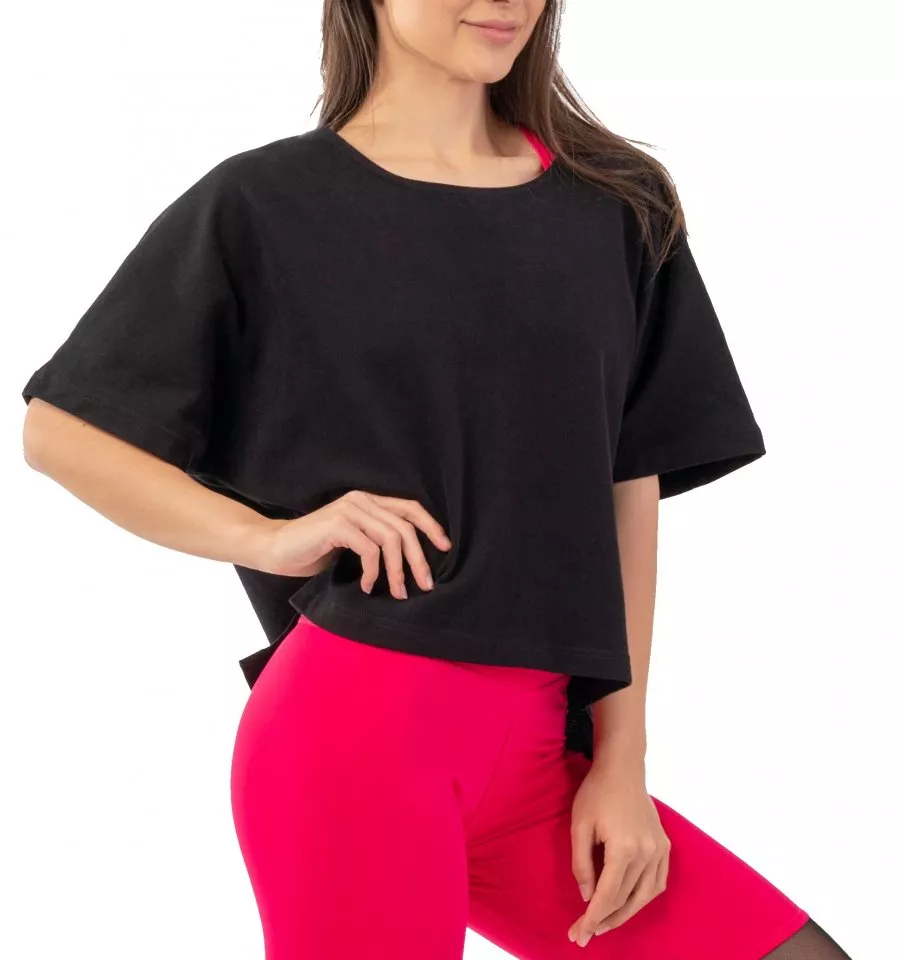 Majica Nebbia Organic Cotton Loose Fit “The Minimalist” Crop Top