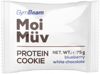 MoiMüv Protein Cookie GymBeam blueberry and white chocolate - 75 g