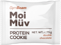 MoiMüv Protein Cookie GymBeam double chocolate - 75 g