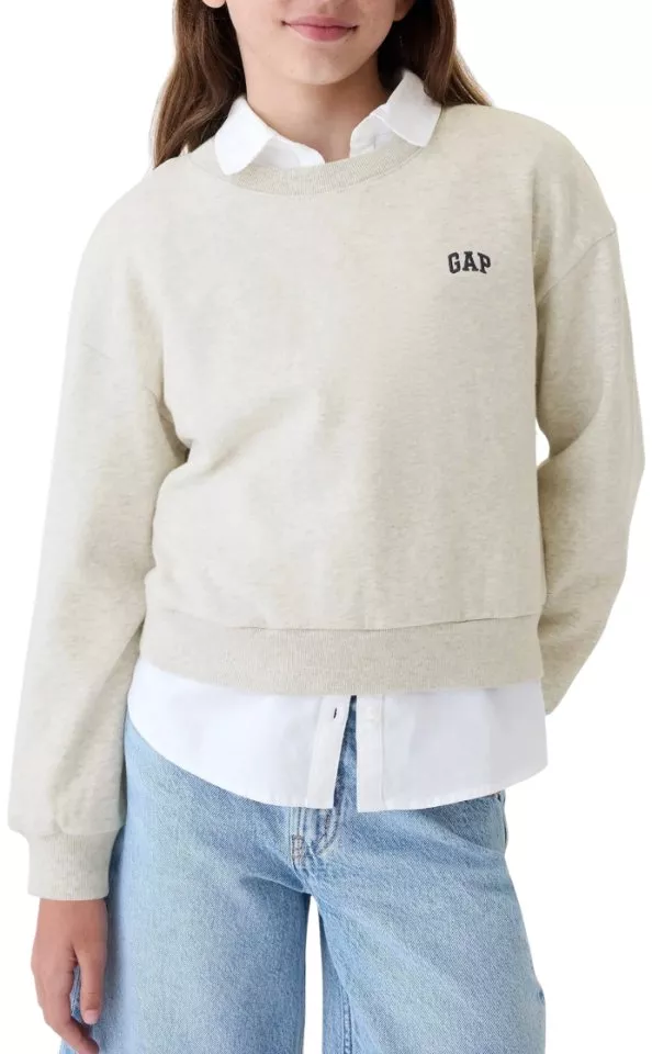 Majica s kapuljačom GAP Logo French Terry Crew