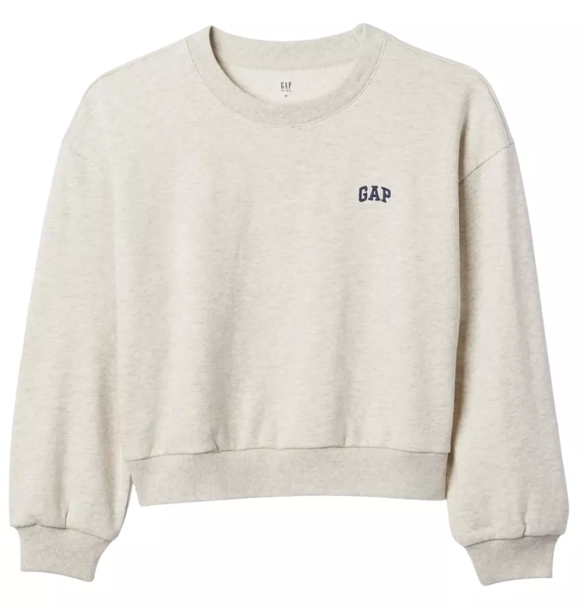 Majica s kapuljačom GAP Logo French Terry Crew