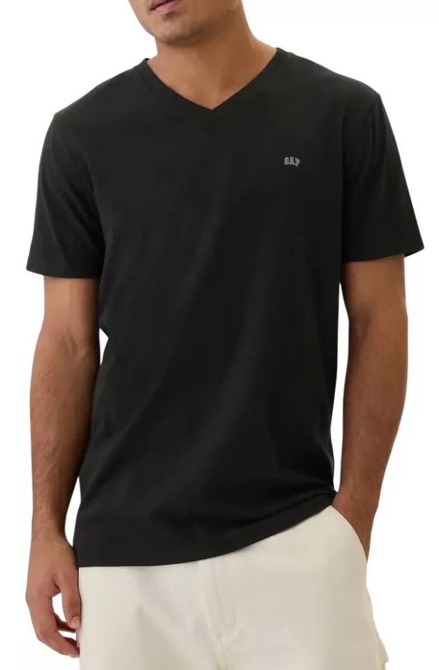 Tričko GAP Micro Logo V-Neck