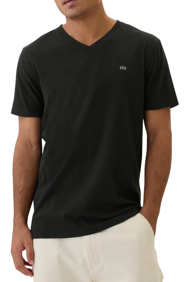Tričko GAP Micro Logo V-Neck