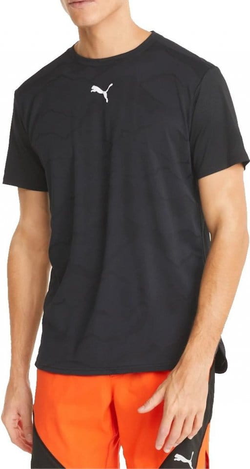 Majica Puma TRAIN VENT SS TEE Black-Jacquard