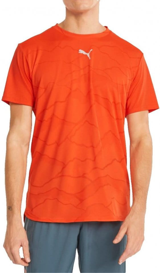 Majica Puma TRAIN VENT SS TEE Cherry Tomato-Jacquard