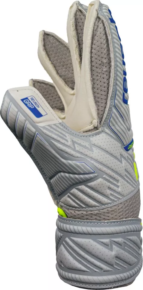 Reusch Attrakt Grip Finger Support Junior Goalkeeper Gloves Kapuskesztyű