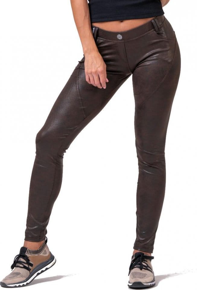 Dámské legíny Nebbia Leather Look