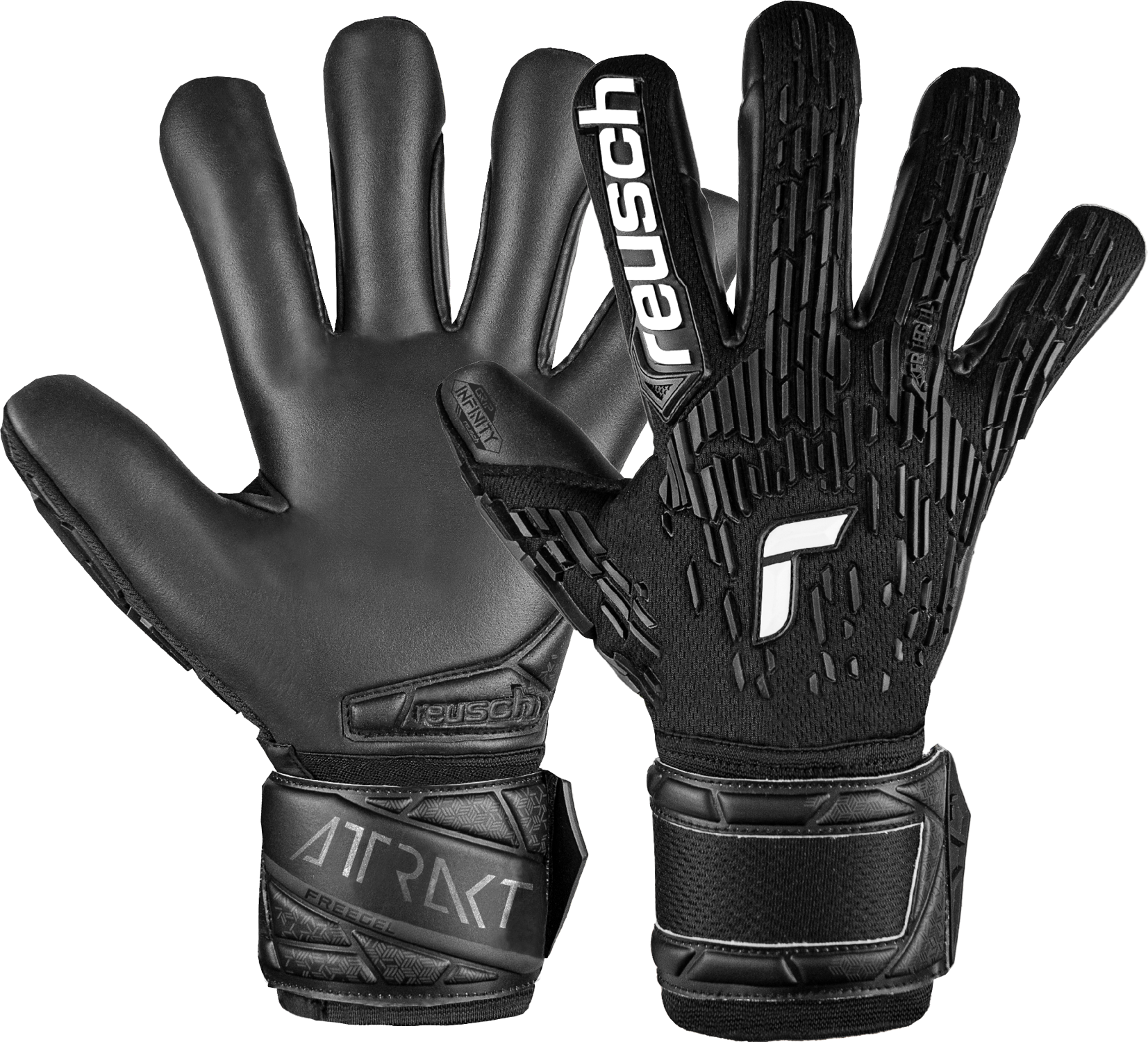 Reusch Attrakt Freegel Infinity Finger Support Goalkeeper Gloves Kapuskesztyű