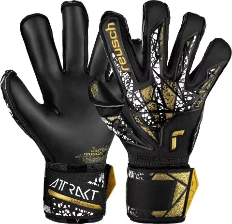 Reusch Attrakt Gold X Evolution Cut Finger Support Goalkeeper Gloves