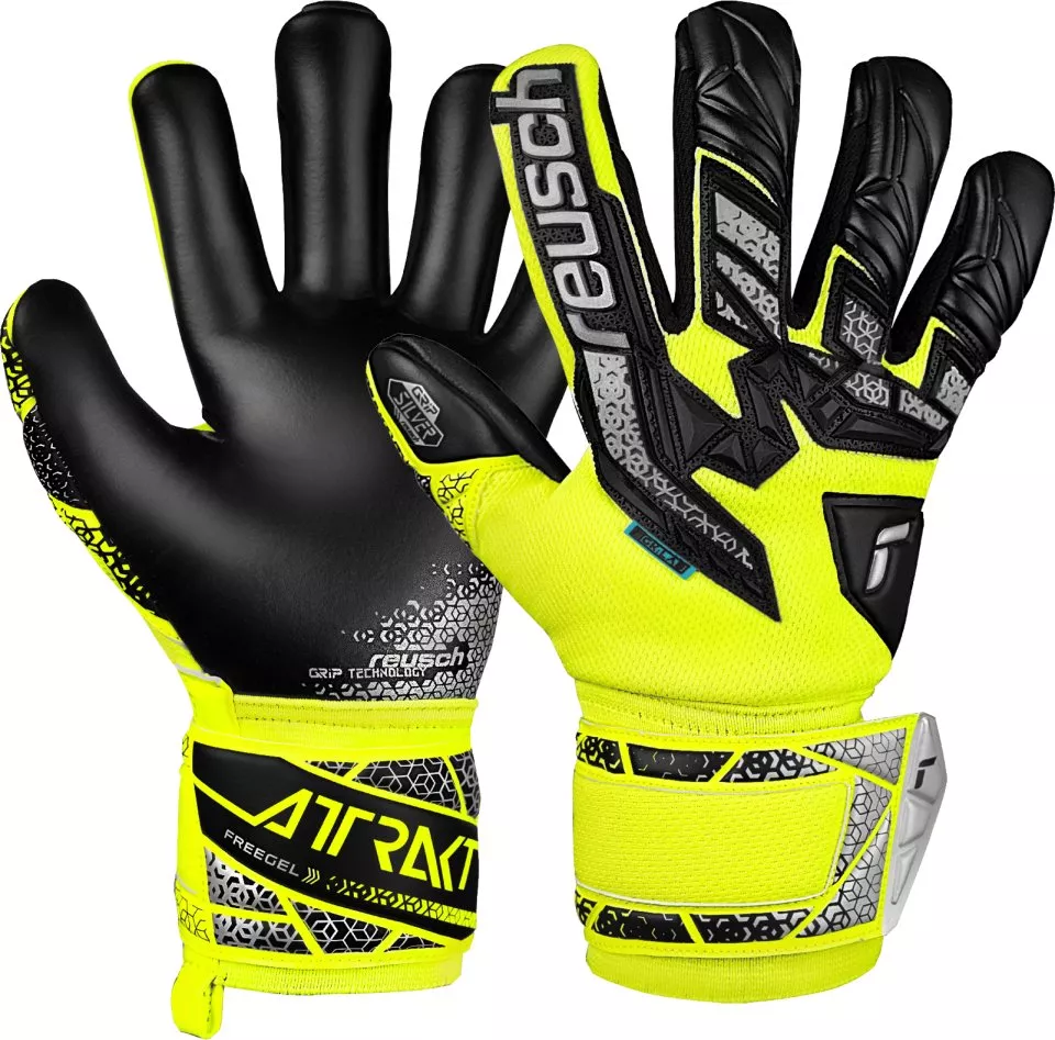 Brankárske rukavice Reusch Attrakt Freegel Silver Junior Goalkeeper Gloves
