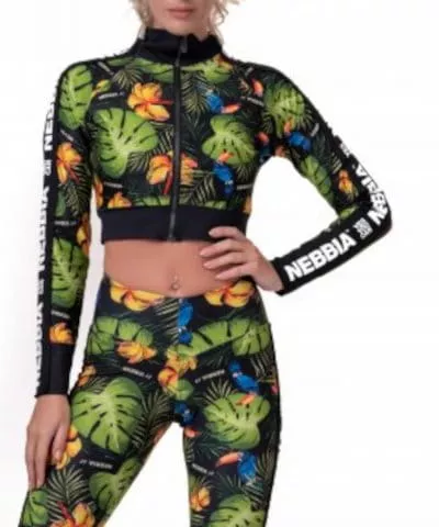 High-energy cropped jacket