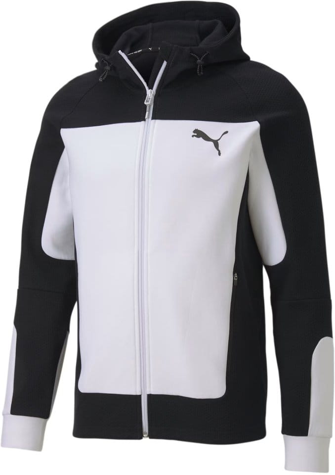 Jakke med hætte Puma EVOSTRIPE Hooded Jacket