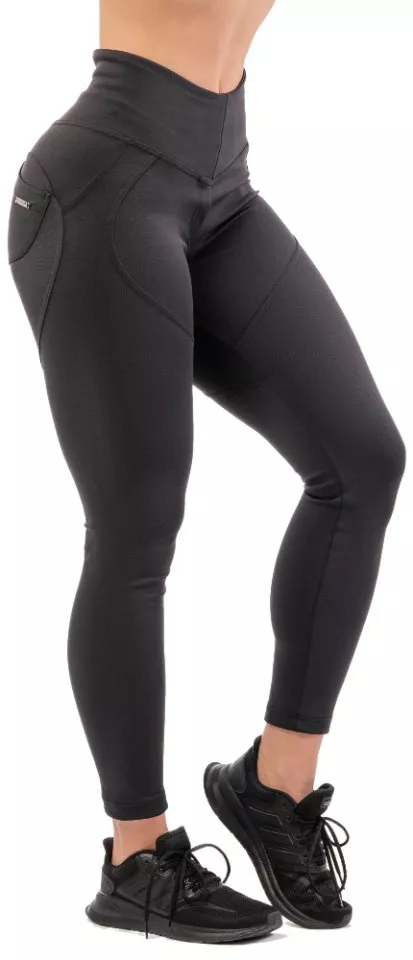 Tajice Nebbia High Waist Glossy Look Bubble Butt Pants