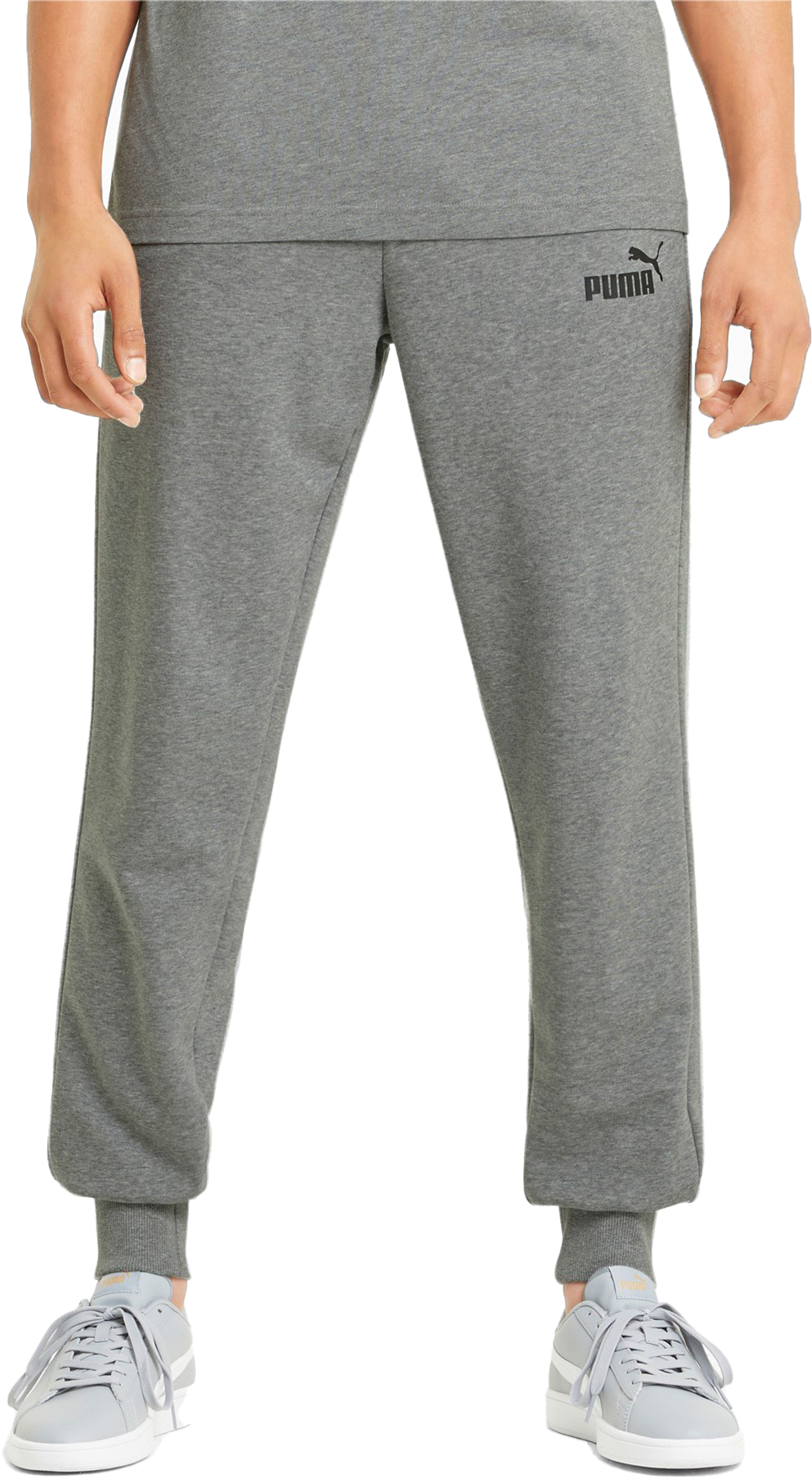 Calças Puma ESS Logo Pants TR cl Medium Gray Heather
