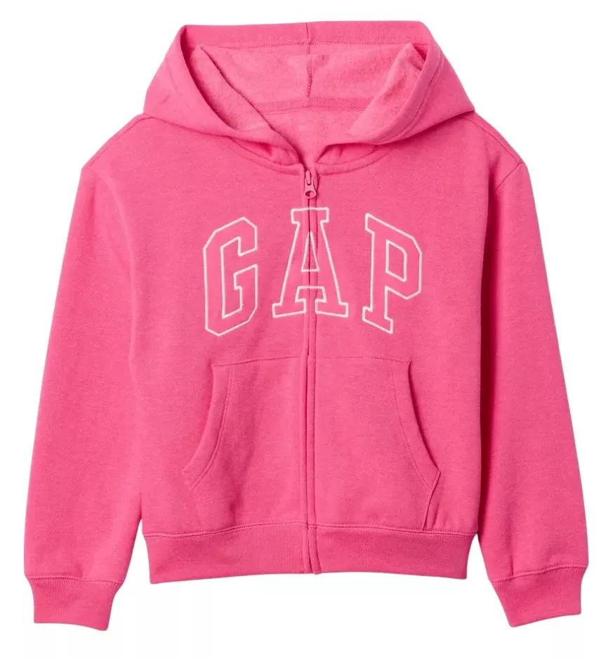 Суитшърт с качулка GAP FullZip Logo