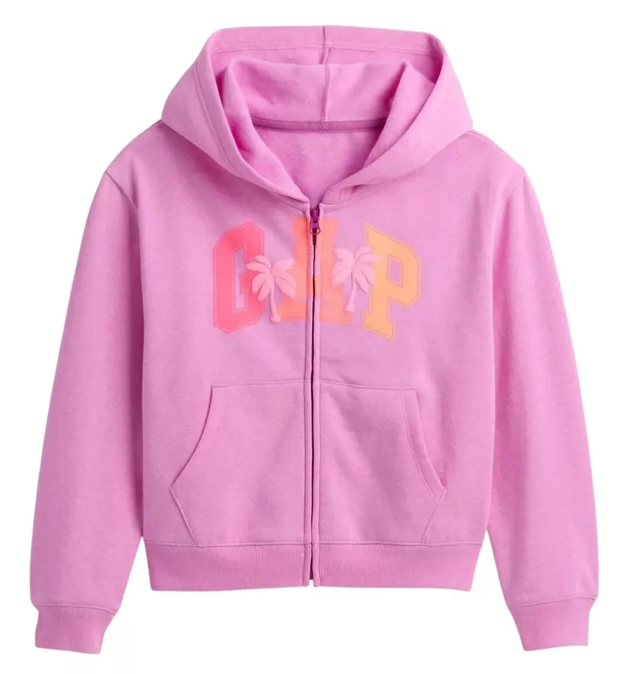 Hanorac cu gluga GAP FullZip Logo