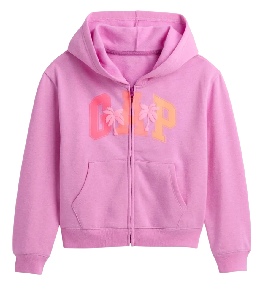 Hanorac cu gluga GAP FullZip Logo