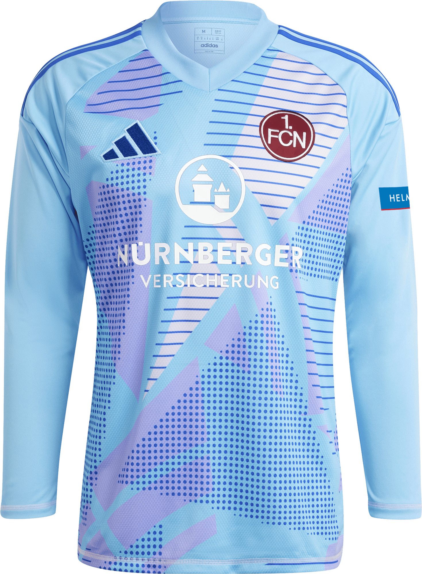 Bluza cu maneca lunga adidas 1.FC Nürnberg TW-t 2024/2025 blue