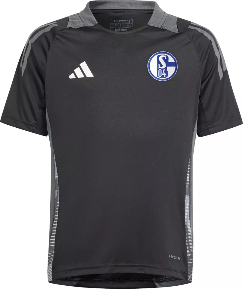 Koszulka adidas FC Schalke 04 Tiro tracksuit shirt kids black