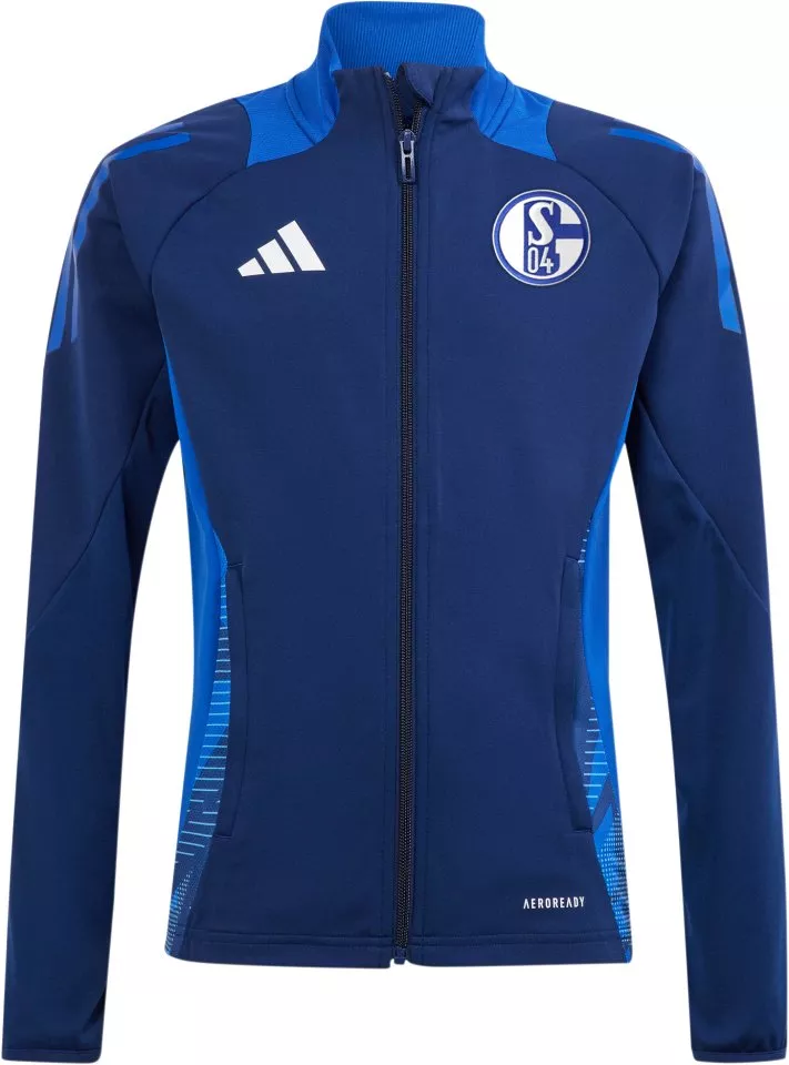Bunda adidas FC Schalke 04 trackjacket kids dark blue